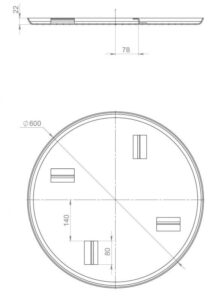 Фото 8 - Затирочный диск 600-3 мм 4 кр.