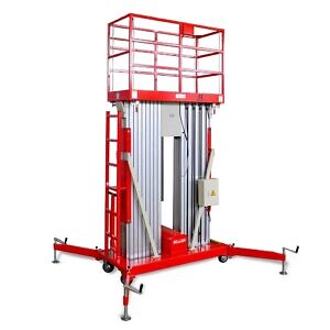 Фото 21 - Телескопический Двухмачтовый Подъемник ZX-2-140 OXLIFT 14 м 150 кг.