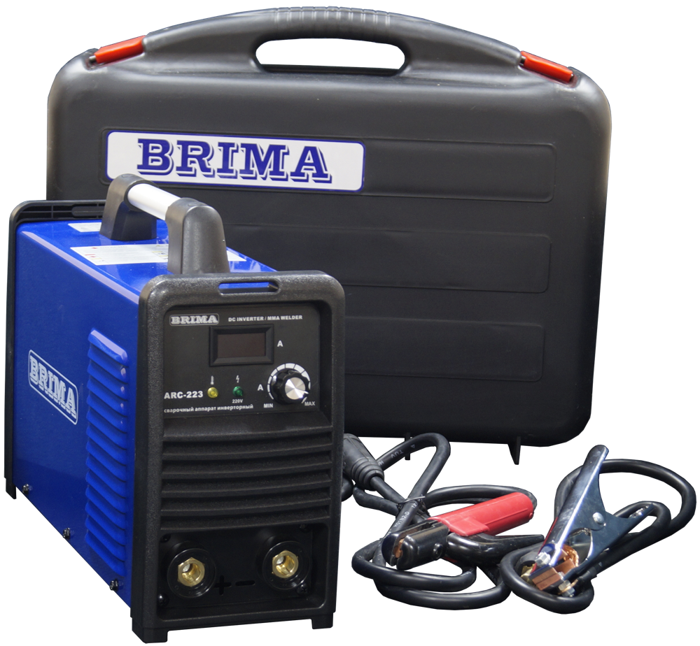 Сварочный аппарат Brima Arc 223 Professional в кейсе Megasnabcenter