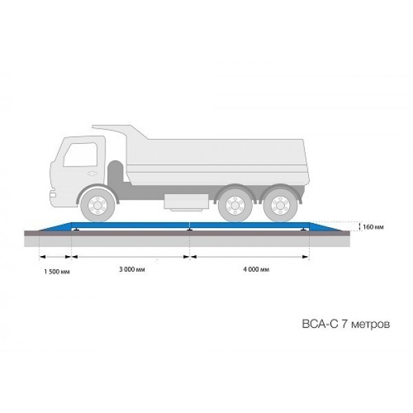 Весовая платформа для грузовых автомобилей чертеж