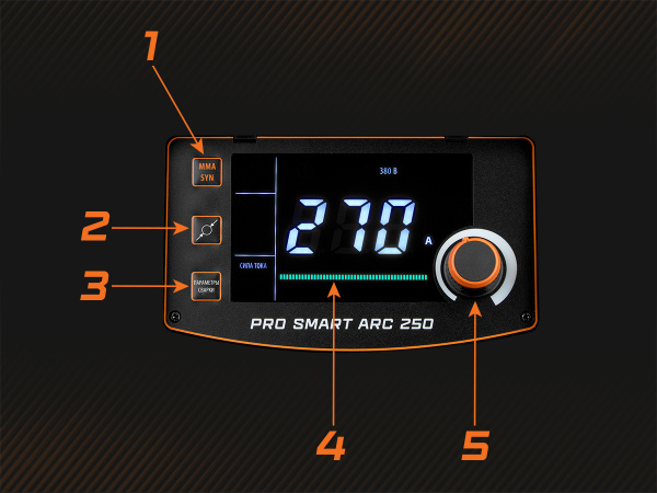 Сварочный инвертор MMA PRO SMART ARC 250 (Z290S) Сварог