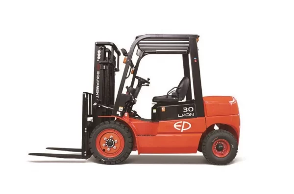 Погрузчик вилочный электрический EP Equipment EFL302 ECONOMY SERIES (LI-ION, 3F480, SS, ST, 205 Ah, четырехопорный)