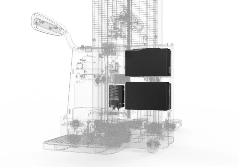 Фото 8 - Штабелер электрический самоходный EP Equipment ESR151 (LI-ION, 2W300, с платформой без поручней).